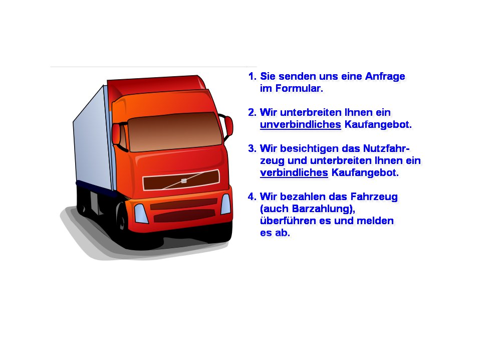 Wir kaufen Deinen Transporter, LKW, Kran, Sattelschlepper, Bus Wir kaufen Deinen Transporter, LKW, Kran, Sattelschlepper, Bus