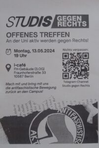 Studis gegen rechts