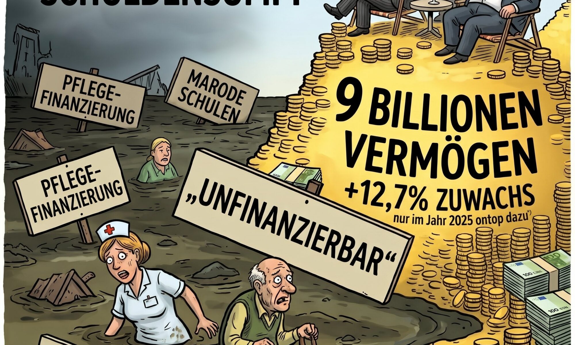 Wo ist eigentlich das ganze Geld? Die systemische Blindheit unserer Medien